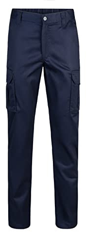 VELILLA 103001 Pantalon multipoches Bleu marine Taille 38
