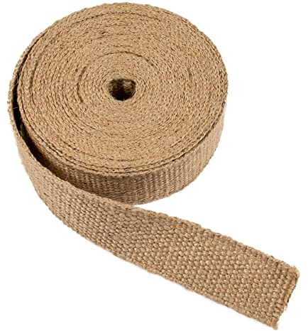La cordeline Naturlig nyans juterem, 800 g/m², rulle 5 cm x 5 meter, för trädgårdsarbete, förpackning eller gör-det-själv, JN42