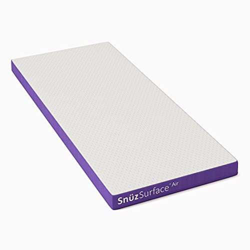 Snuz Baby Matratze, SnuzSurface Air Crib Matratze - 83cm x 50cm, Kompatibel mit dem Kinderbett Neben Mir, Atmungsaktiv, Staubmilbenhemmend, Waschbarem Bezug, von Geburt Bis Zum 6. Monat