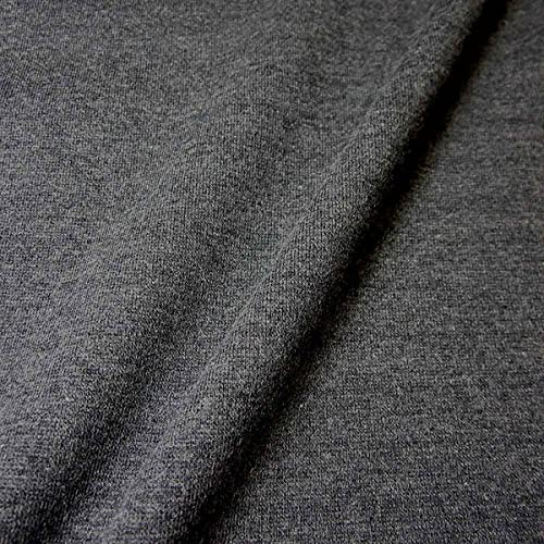 Stoff Meterware Bündchenstoff Schlauchware Jersey anthrazit meliert Bündchen 70 cm breite Schlauchware Bezug Wohnwagen Camper