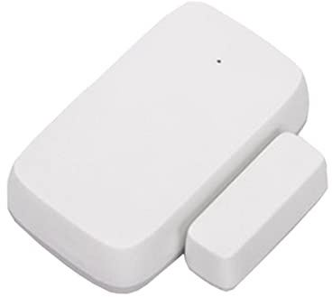 LEDLUX - Mini sensor magnético ZigBee para puerta y ventana, antirrobo inalámbrico, notificaciones remotas con aplicación Tuya, color blanco