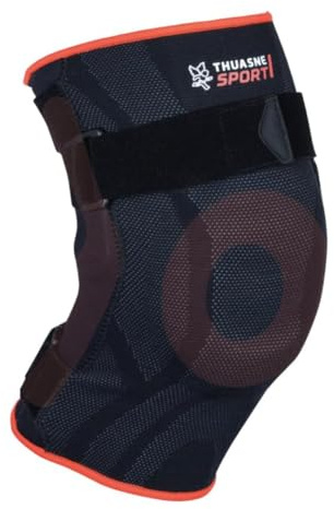 THUASNE Sport - Rodillera Ligamentaria Reforzada - Lesiones Ligamentarias, Rodilla Inestable - Montantes Articulados Rígidos Laterales - Índice De Soporte 3/3 - Dispositivo Médico CE - Talla XL