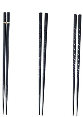 ABOOFAN Palillos De Aleación Duradera y Ecológica Estilo Chino Para Comida Set De