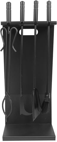 Imex El Zorro 12021N - JUEGO CHIMENEA PIRAMIDE 4 PIEZAS(NEGRO)