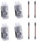 Car Door Logo Projector Light, 4pcs LED Car Welcome Lights Compatible for A1/A3/A4/A5/A6/A7/A8/Q2/Q3/Q4/Q5/Q6/Q7/Q8/TT/S1/S3/S4/S5/S6/S7/S8