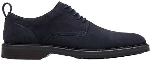 Clarks Aldwin Lace para Hombre, Ante Azul Marino, 6 UK, Azul Marino (Navy Suede), 39.5 EU