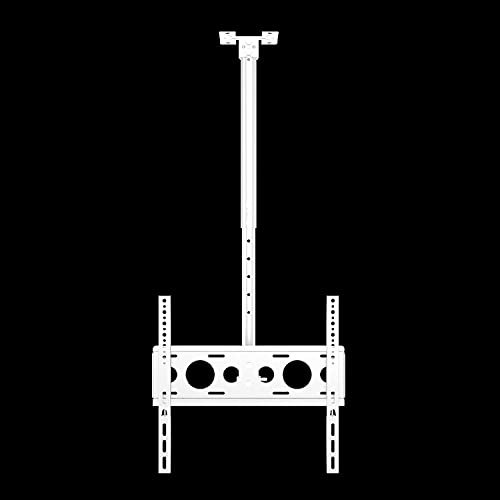 Soporte de techo para televisores de pantalla plana de 26 y 50 pulgadas, diseño multifuncional de movimiento completo para techos planos o techos inclinados, soporte de TV incluido