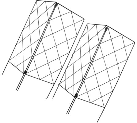 Toyvian 2 Pièces Support de Plantes Grimpantes Lot de Treillis Durables pour Fleurs Vignes Accessoires de Jardinage pour Plantes Pot Dimensions