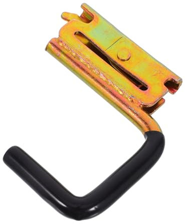 PartyKindom Gancio di Fissaggio J per E-track in Ferro e Zinco Antiscivolo Design Versatile per Semi-rimorchi e Rimorchi Chiusi Accessorio Indispensabile per Carico Sicuro