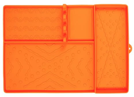 Tapis de Cuisson pour Grill | Set De Tapis BBQ Pour Plancha Extérieur En Silicone Résistant À La Chaleur - Accessoire De Rangement Ustensiles Et Outils De Gril Facile À Nettoyer Pour Cuisine Au
