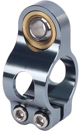 Itonash Supporto per Staffa della Forcella Smorzante Moto, Staffa di Montaggio del Telaio Smorzatore dello Sterzo, Vibrazioni Anodizzate CNC Riduzione del Telaio della Forcella (TI Colore)