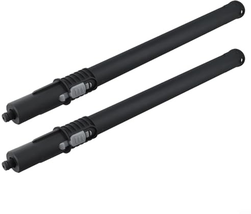 Tubo di prolunga per pulitore a vapore, nero e grigio, 0,5 m, per accessori per la pulizia dei pavimenti della serie SC, parti compatibili con numero di ricambio 5.129-202.0 (confezione da 2)