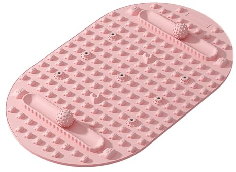 Tapis de pression des pieds – Tapis de massage des pieds double face en silicone, grand tableau de pression de réflexologie, outil de massage antidérapant pour la maison, la salle de sport, le bureau