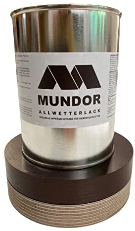 Mundor-Metall (30€/1l) Spezielle Imprägnierfarbe Siebdruckfarbe - Siebdruckplattenfarbe 2500ml Siebdruckplatten Farbe MADE IN GERMANY