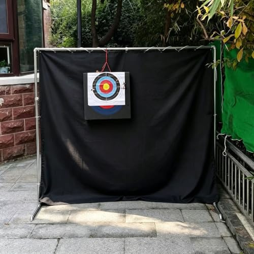 Bågskytte Backstop Nät Extra Tåligt Skyddsnät för Bågskytte Skyddsridå | 3 mm Tjockt Pilfångarnät för Bågar upp till 65 lbs, Skyddsduk för Träning av Skytte