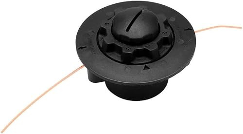 KSTE Cabezal Desbrozadora, Universales Plástico Cabezal Cortador para Stihl Autocut C5-2 FS38 FS45 FS50 FSE60 Cortacésped de Jardín,Incluye Adaptadores e Hilo de Corte