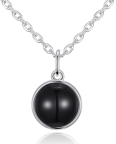Philip Jones svart onyx-halsband