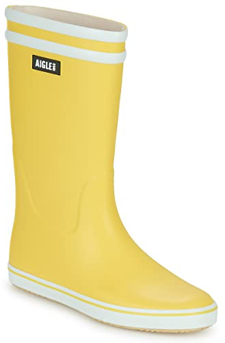 Aigle Malouine 2 gummistövlar för kvinnor, Gul vit, 38 EU