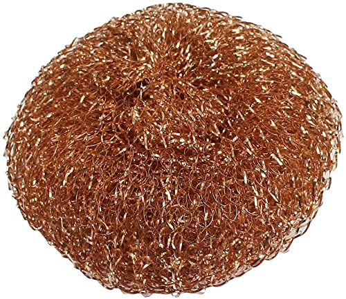XYZOOM Copper Spiral Scourer Cleaning Sponges Metal Scrubber Scouring Pad Ball for Home Kitchen Pot Pan Dish Wash Cleaning 8cm Dia(ef8b5 6e25f cfec6 e5dee cd9a4 7cf1a