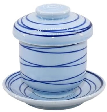WouND Coquetier à la Vapeur de Style Japonais, Bol en céramique avec Couvercle, Tasse à ragoût, Bols à Dessert, Bol à Soupe à la Vapeur, Tasse à Vapeur