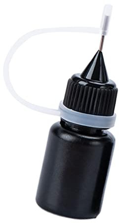 Nachfülltinte für Stempelkissen, 1/8 Stück, 5 ml schwarze Öl-Nachfüllungen, praktische multifunktionale Stempelrolle | Wasserdichter Datenschutz-Zubehör