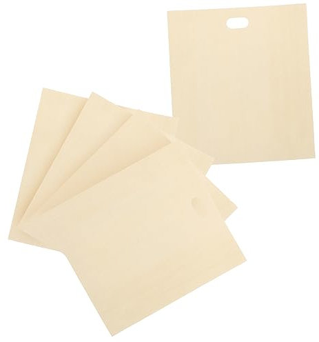 MAGICLULU 5pezzi Sacchetti Riutilizzabili Per Tostapane Borse Per Toast e Sandwich Per Antiadente Per Cucinare Al Bbq e Conservare Alimenti