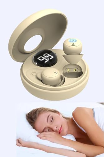 Wnqou Sleep Earbuds Soft Lightweight Earbuds Noise Reduction Noise Cancelling In-Ear Mini Sleeping earphones for Side Sleepers, Snoring