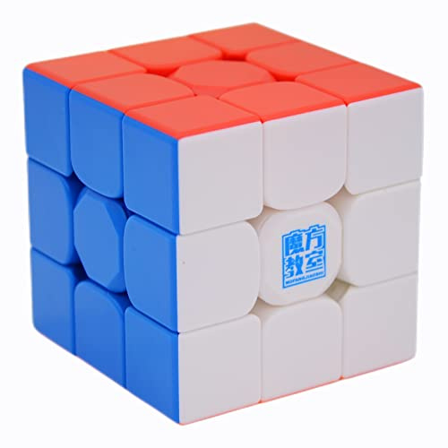 Bukefuno MoYu Super RS3M 2022 3x3 Magnetischer Speed Zauberwürfel MoYu Super RS3M Magnetic 3x3x3 2022 Magic Cube Stickerloser MFJS Puzzle Speed Würfel RS3M