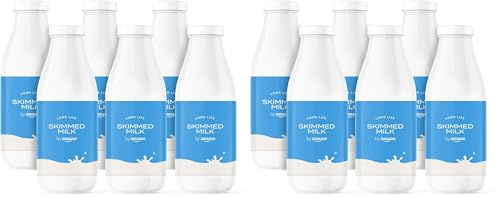 by Amazon Latte Scremato, 6x1L (Confezione da 2)