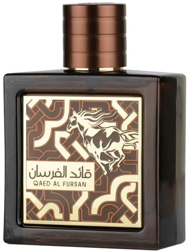Lattafa Qaed Al Fursan Untamed Perfume, Oriental Spicy Fragrance with Nutmeg, Cardamom, Amber