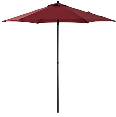 SBCGFY Ombrellone da Tavolo Portatile, ombrellone da Giardino con 6 Stecche in Ferro per Giardino Esterno, Balcone, Spiaggia