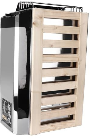 YXZKJZJ Poêle de Sauna en Acier Inoxydable, 3kw, contrôle Interne, for Chambre à Coucher, Bureau, poêle de Sauna Chauffage Rapide à Haute efficacité(3KW220)