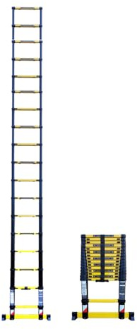 Échelle Télescopique Woerther® – Aluminium Premium EN131-6 – Ultra Stable, Légère et Compacte – Système Anti-Pincement Push & Go – Garantie 5 Ans