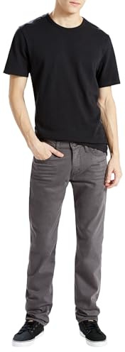 Levi's Men's 511 Slim Fit Jeans, Grey-Black 3D-Stretch, 34W / 32L