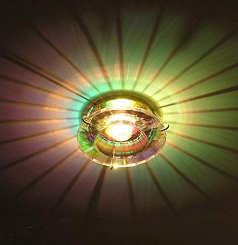 Lampenlux LED-Einbaustrahler Ramus rund Glas Gold 12V MR16 rostfrei
