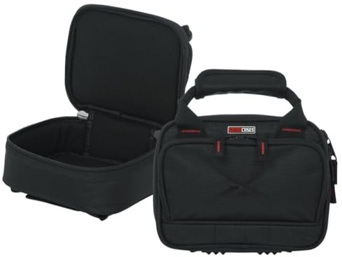 Gator Cases gepolsterte Tasche für Mischpulte und Equipment | 25,4 x 21,59 x 11,43 cm | schwarz| (G-MIXERBAG-0608)