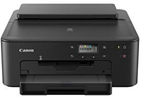Canon PIXMA TS705 Drucker Tintenstrahl DIN A4 (WLAN, LAN, 5 separate Tinten, automatischer Duplexdruck, 2 Papierzuführungen, Papierkassette 250 Blatt, Apple AirPrint), schwarz