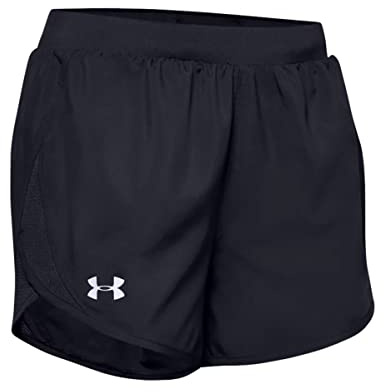 Under Armour dam Fly by 2.0 löparshorts, Svart/Svart, M