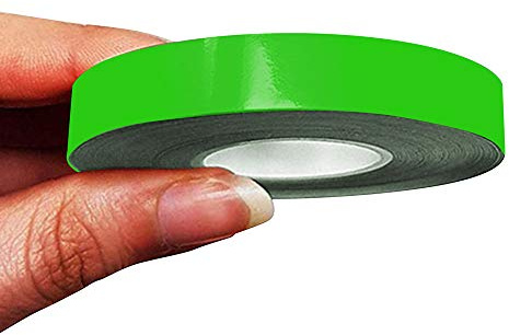 4R Quattroerre.it 10500 Trim Stripes Klebestreifen für Autos, Kawa Grün, 10 mm x 10 mt