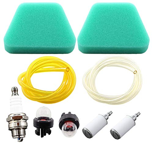 MCHNIC Luftfilter Primerpumpe Benzinfilter Benzinschlauch (2,5 x 5mm 2 x 3,5mm) für Stihl McCulloch Partner Poulan Freischneider Motorsense Kettensäge Motorsäge Rasenmäher Gebläse