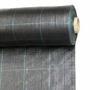 Vialca Telo Pacciamatura Antialga Antierbaccia Antistrappo - Bobina 100mt Lineari Nero (h 0,52m)