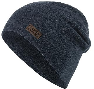 Sterntaler Baby Jungen Slouch-Beanie Melange Mütze - Kinderbeanie aus Microfleece, Marine, 51