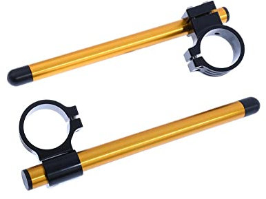avdb-moto Paar Stummellenker/Halblenker aus 37 mm + Röhrchen kompatibel mit CBR 600 F 1987-1990, VF700 1986-1987, VFR 750 1986-1987