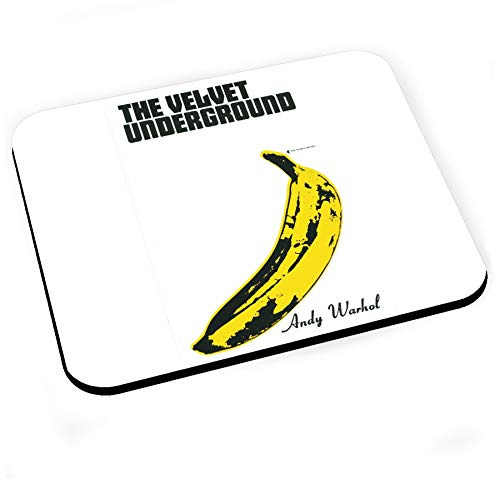 Mauspad, Motiv: The Velvet Underground Andy Warhol, Banane Rock, 70er Jahre, Vintage