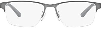 Emporio Armani Sonnenbrille für Herren, Matte Ruthenium, 56