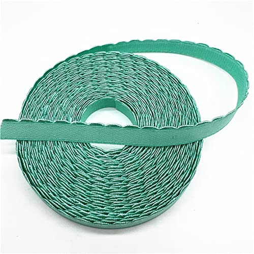 5 Yards/lotto 10 Millimetri Mezzaluna Pizzo Nastro Elastico Piegare Su Fascia Elastica per Cucire Pizzo Trim Vita Abbigliamento Accessorio