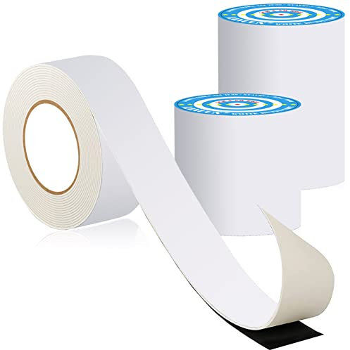 LANUCN Wasserdichtes Klebeband Butylband Weiß, Zähes Bitumenband Selbstklebend Alterungs -, Korrosions - und UV - Beständig Dichtband (10cm x 10m x 1 Rolle)