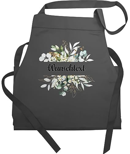 Geschenk mit Namen personalisiert by Shirtracer - Schürze - Aufdruck selbst gestalten - Wunschtext Text I eigener Text