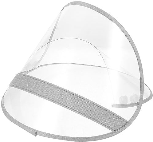 BESPORTBLE Regenhaube Mit Durchsichtige Kunststoff-Regenhüte Breite Krempe Regenkappe Regenmantel Gesichtsschutz Schatten Für Damen Und Herren Regenbekleidung Regenschutz