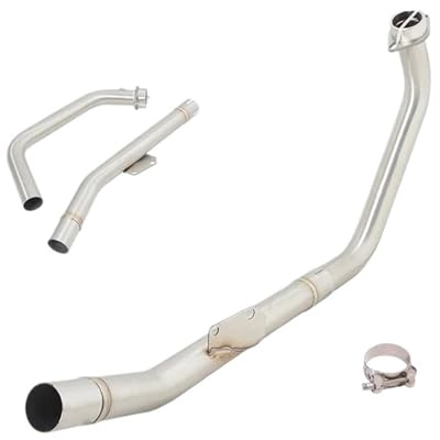 Motorcycle Silencer Exhaust Pipe Pour HON&DA CBR300 CB300R CBR300F CB300F 2013-2019 sans lacet moto échappement modifié système de silencieux avant mi lien tuyau